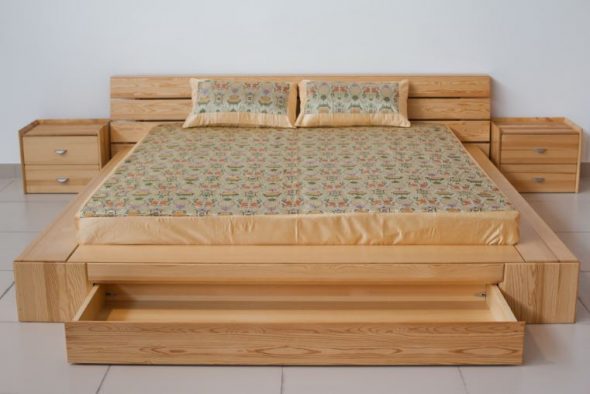 Inexpensive homemade bed