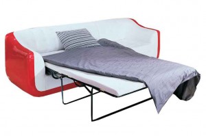 Rozkładane łóżko z sofą ortopedyczną