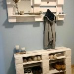 Shelf and hanger from pallets do it yourself