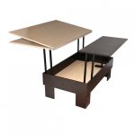 Folding coffee-dining table