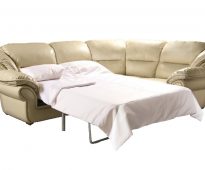 Luxurious corner leather sofa