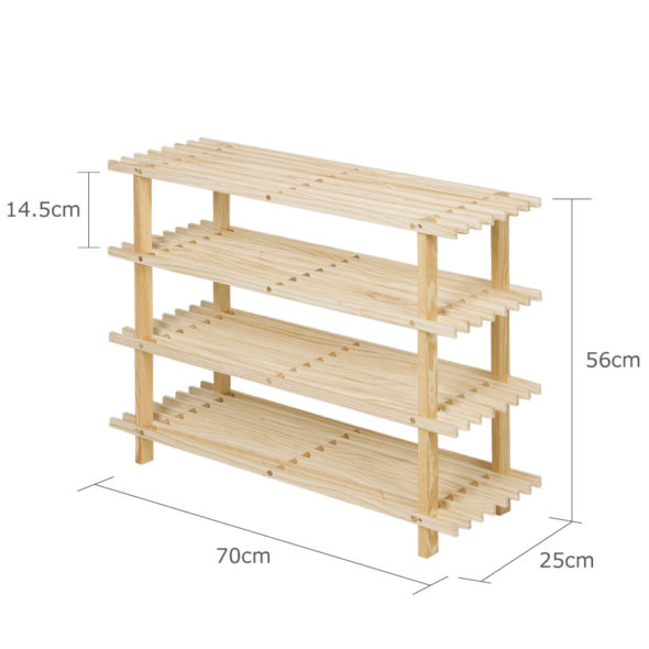 Wooden shelving scheme