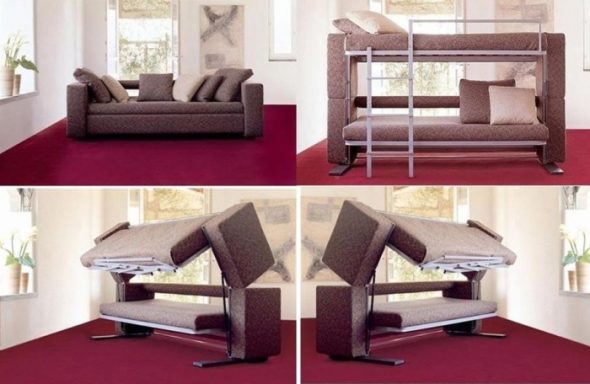 Sofa-bed bunk