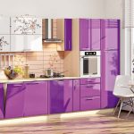 Stylish tender kitchen Lilac