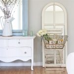 White dressing table in Provence style