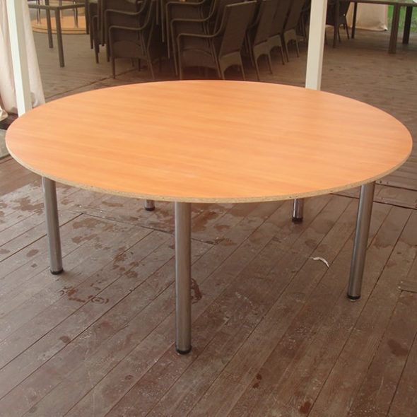 Large chipboard table