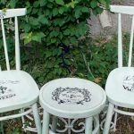 Decoupage chairs sa estilo ng Provence