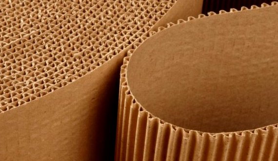 Cardboard is suitable for design and decor.