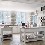 Chess wall kitchen without wall cabinets