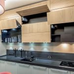 Wall cabinets with an interesting opening system