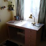 Desk and a rack from LDSP for the child