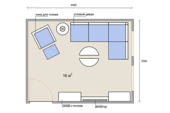 Living room layout