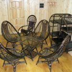 Wicker rattan furniture