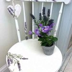 Krzesło w stylu prowansalskim Lilac