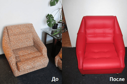 Restaurering av möbler före och efter