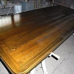 Countertop kayu buatan sendiri untuk dapur