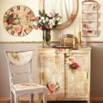 Chic corner for beauty in the decoupage technique