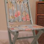 Folding chair after restoration and renovation