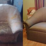 Snygg och modern stol efter restaurering
