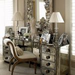 Dressing table with decorative elements
