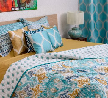 Bright bed linen