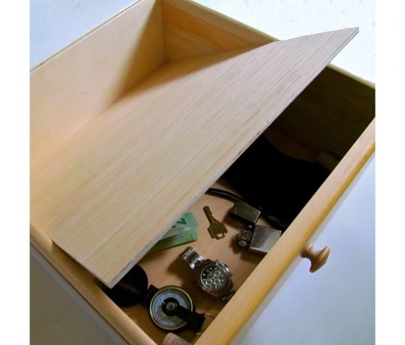Double bottom drawer
