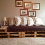 Double bed of pallets