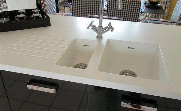 Integrated kitchen sink