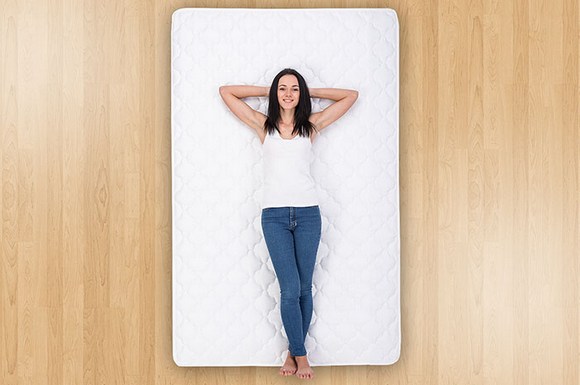 We select the length of the mattress