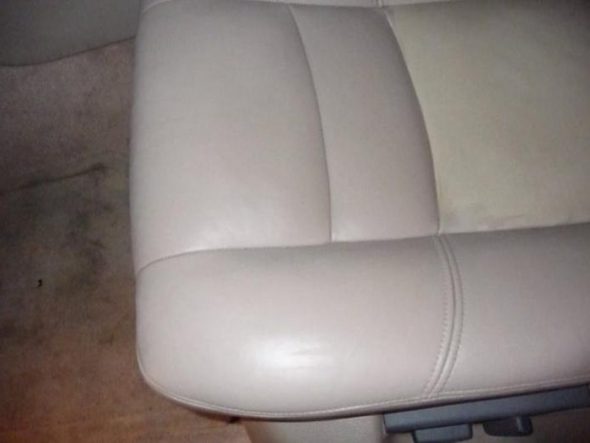 Upholstery after repair
