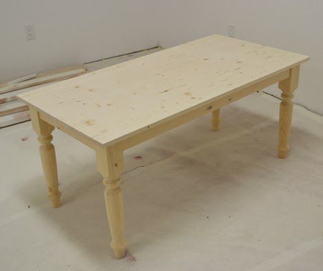Table with fixed table top
