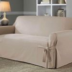 Beige cover on the sofa according to individual sizes