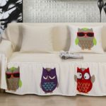 Baby bedspread with owls