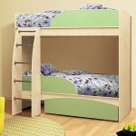 Bunk bed from MDF