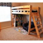 Bunk bed with sloping stairs