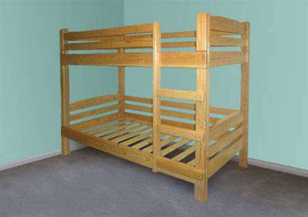 Gotowe drewniane łóżko