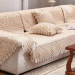 Beautiful quilted sofa cover