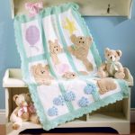 Beautiful plaid with teddy bears for your baby