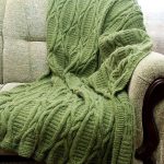 Beautiful plaid, knitting, green