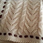 Beautiful pattern for knitting baby blanket
