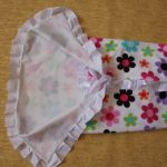 Summer blanket with flowers for baby