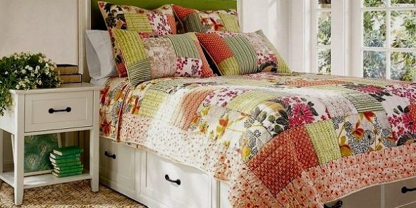 Patchwork bedspread