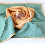 Soft, cozy, warm blanket for baby from soft merino yarn