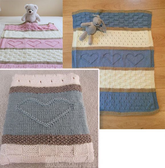 A set of children's blankets