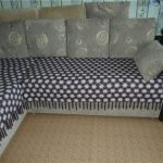 Cover on the lower part of the sofa do it yourself