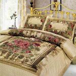 Elegant tapestry bed cover