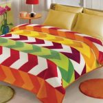 Modern artificial acrylic material for bedspreads
