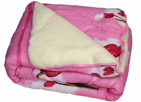 Warm double-sided blanket