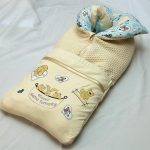 Beige transforming blanket for baby