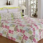 Beautiful quilt on double bed